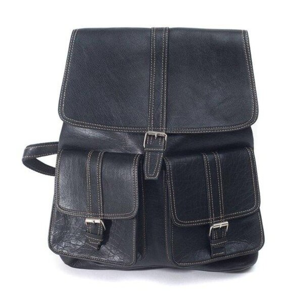 Adriana Handmade Leather Laptop Backpack 5 Color's Available - Picture 3 of 7